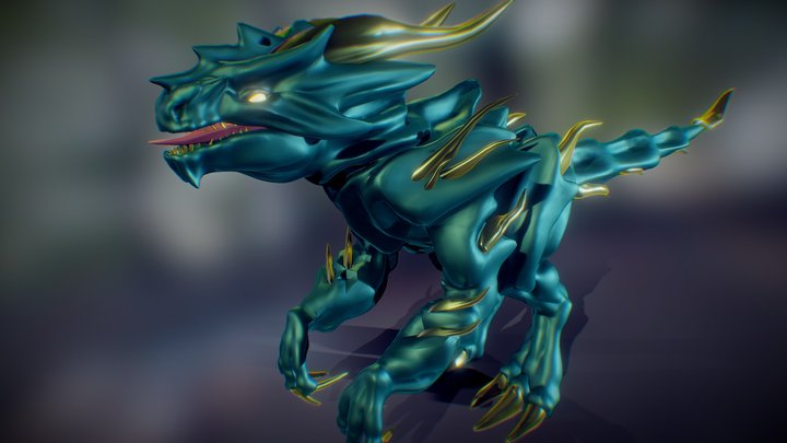 Dragon dinosaur FREE model 3D Model