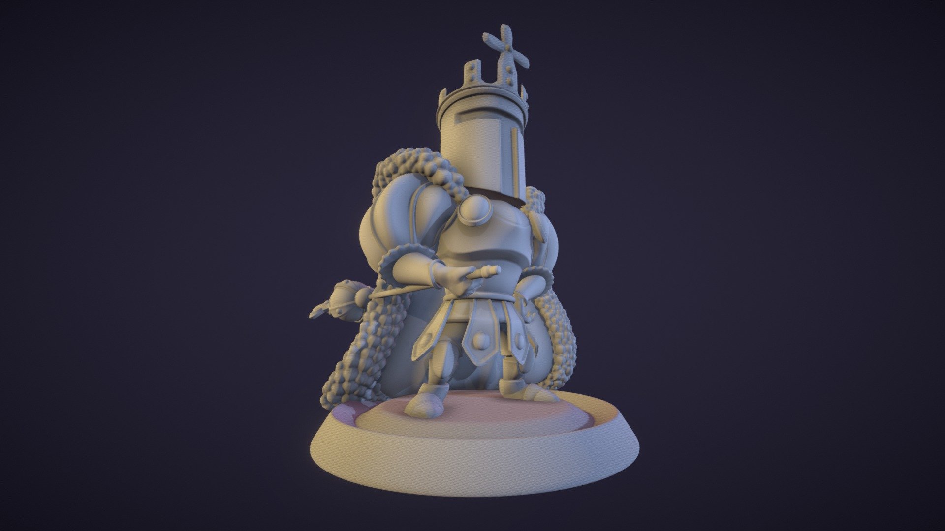 KingKnight_ShovelKnightFanArt_FreeMesh