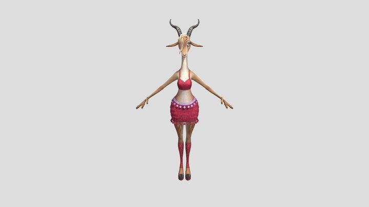 gazelle 3D Model