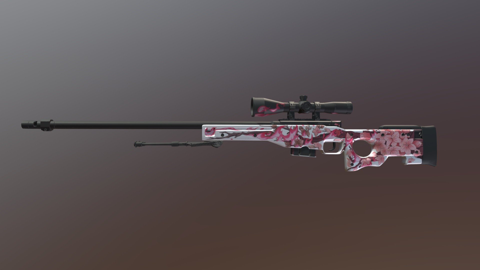 AWP| Burning Sakura - 3D model by 3stia [7ea7517] - Sketchfab