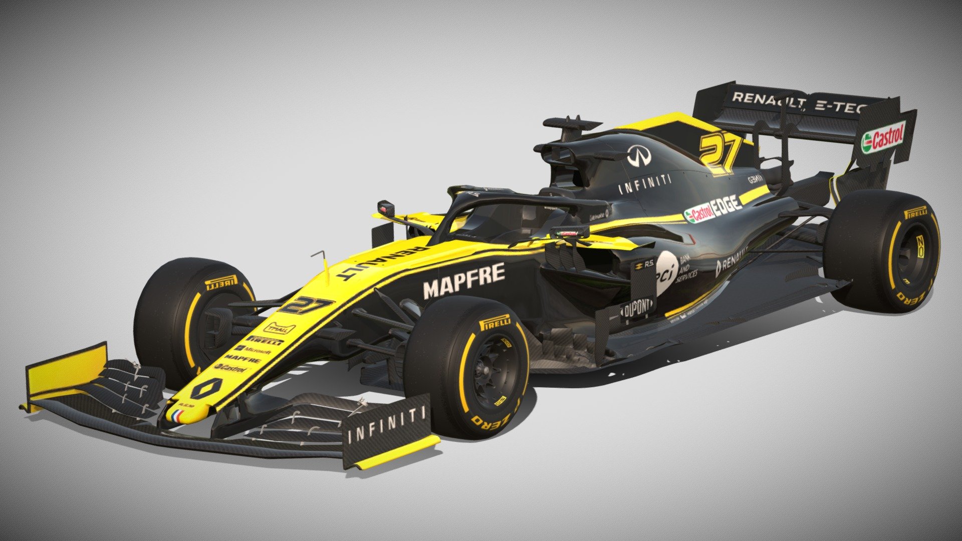 2019 F1 Renault RS19 - Download Free 3D model by OUTPISTON