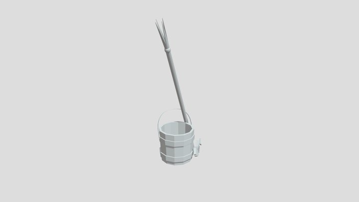 FOREST LONER - 3 Simple props 3D Model