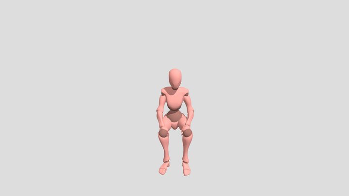 Sitting 3D Model