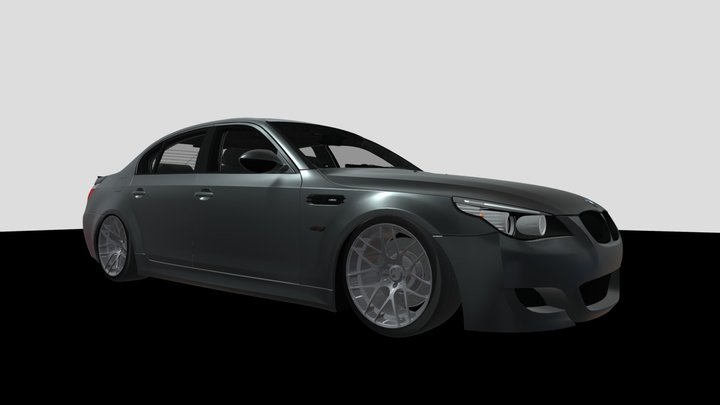 Bmw M5 E60 3D Model