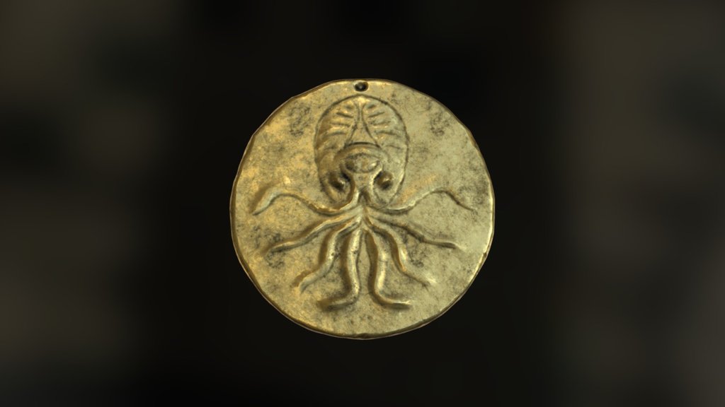 Cthulu Coin - Call of C'Thursday - 3D model by DilutedEgo [7eade83 ...