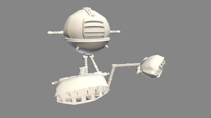 CT4012-2025 - ED-E Fly Trap 3D Model
