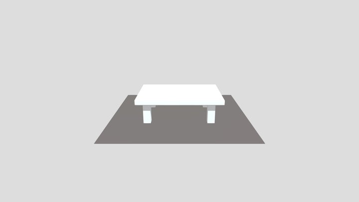Small Table 3D Model