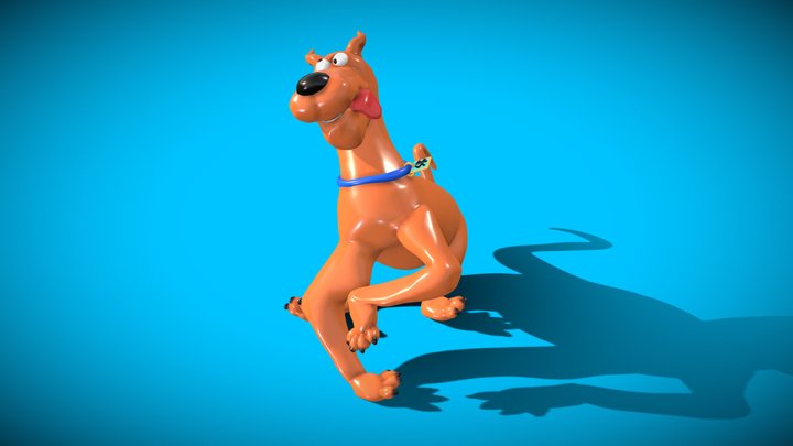 Crazy Scoobydoo 3D Model