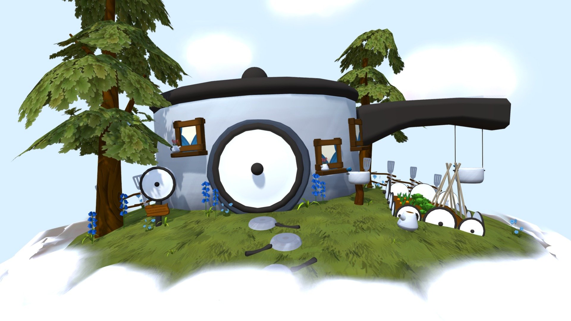 Land of the Saucepan Man 3D model by heatherholden_ [7eaee31] Sketchfab