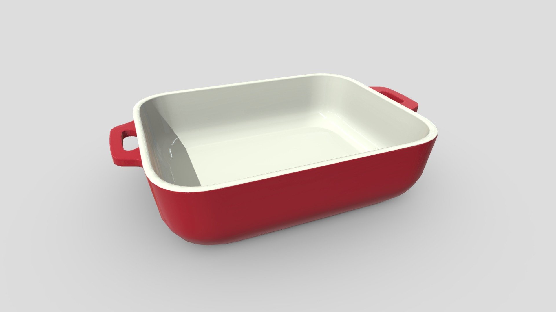 Baking Dish 4 - Buy Royalty Free 3D model by plaggy [7eaeeb2