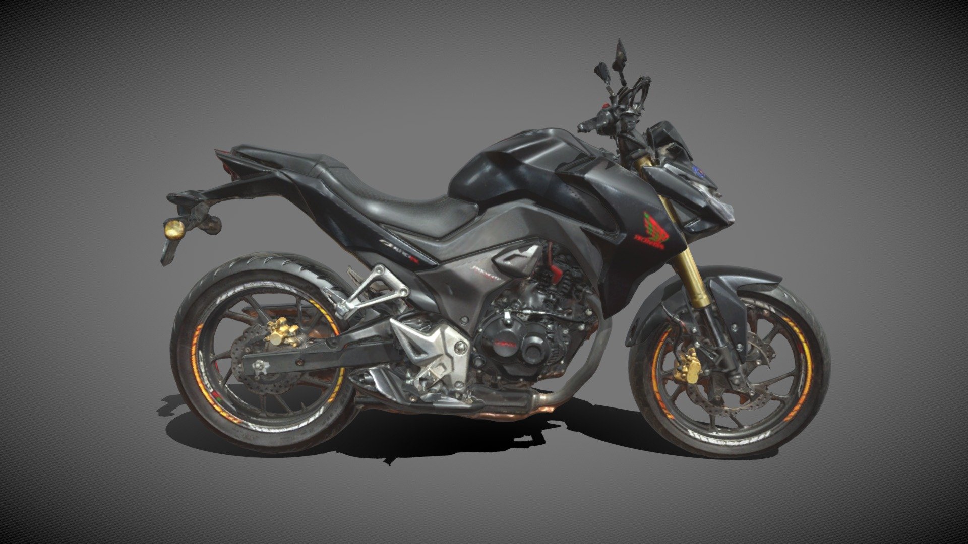 Honda CB190R - 3D model by Pedro Monzón 3D [7eb29d5] - Sketchfab