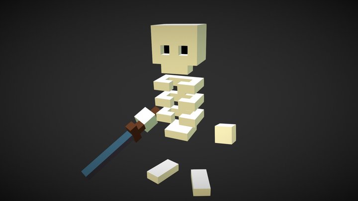 Skeleton - Dungeon 3D Model