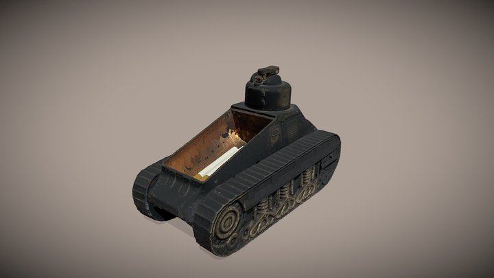 Tank Open 3D Model