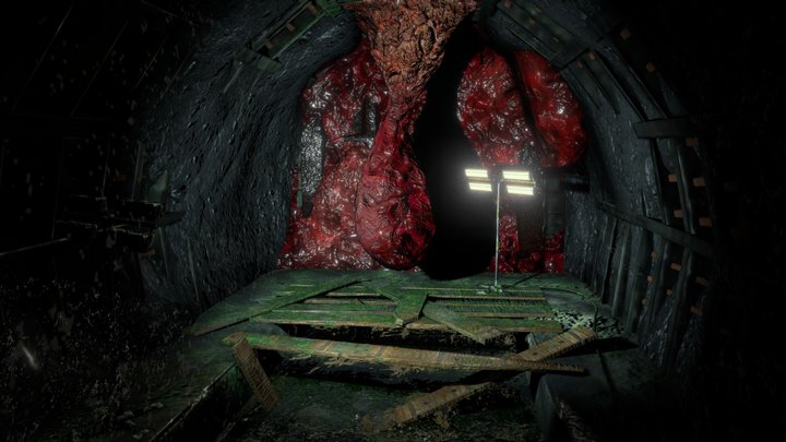 Permitted subway - Metro VR 3D Model