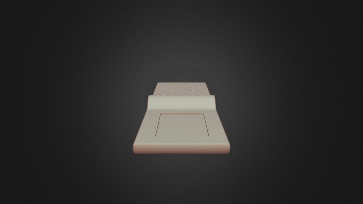 8bit Gaming Console 3D Model