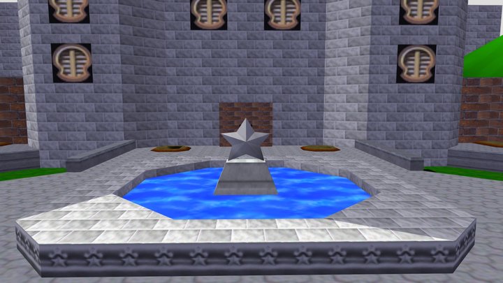 Peach's Castle Courtyard | Super Mario 64