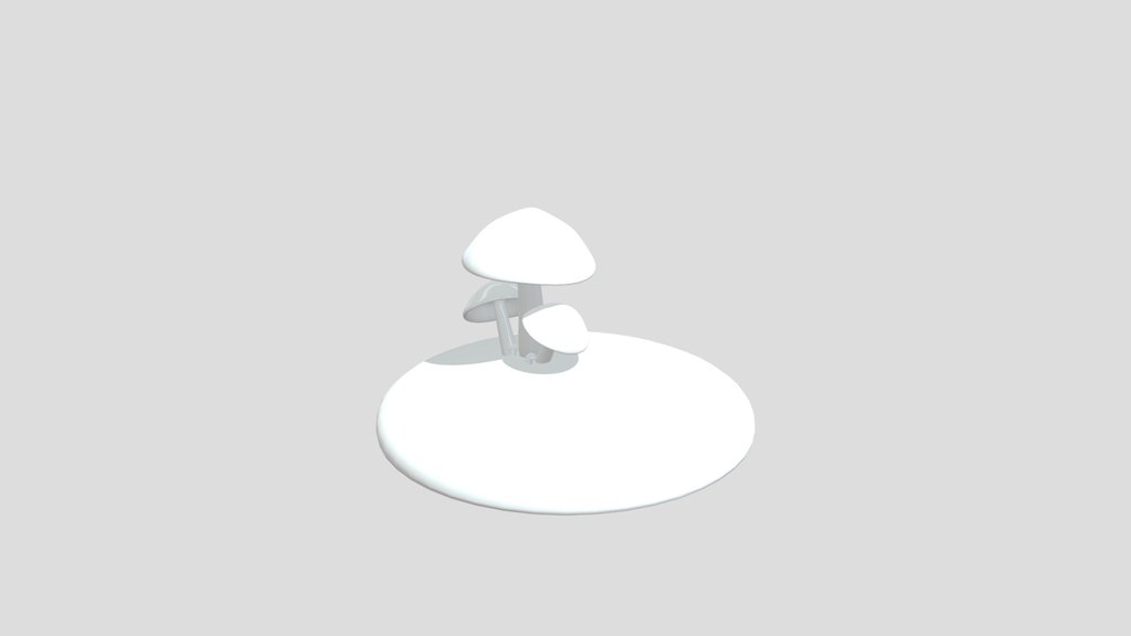 Stylized Fly Agaric Mushroom Cluster