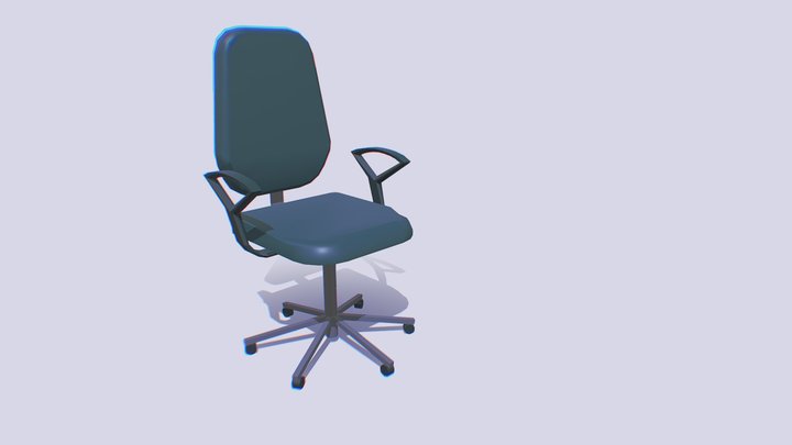 bureaustoel 3D Model