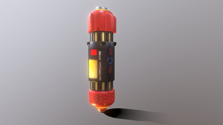 ThermiteGranade ApexLegends - FanArt 3D Model