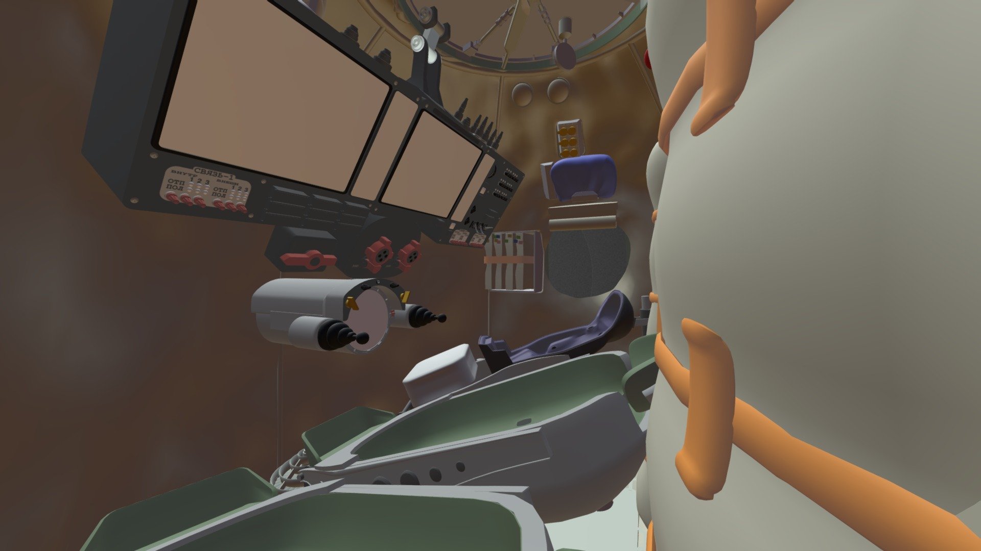 Soyuz-SF DM Interior from "Lunatics!" Pilot