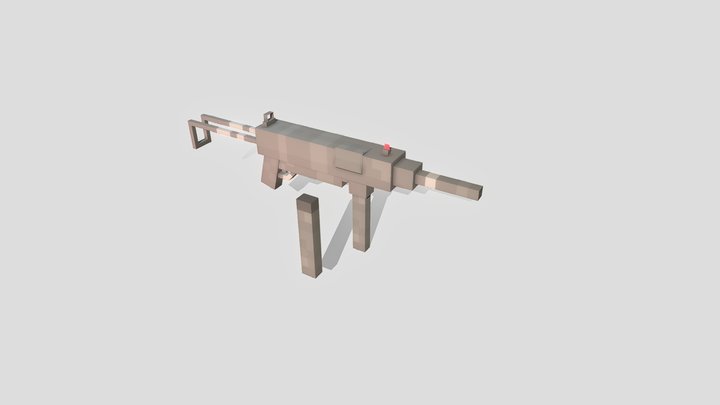 Grease Gun 3D Model