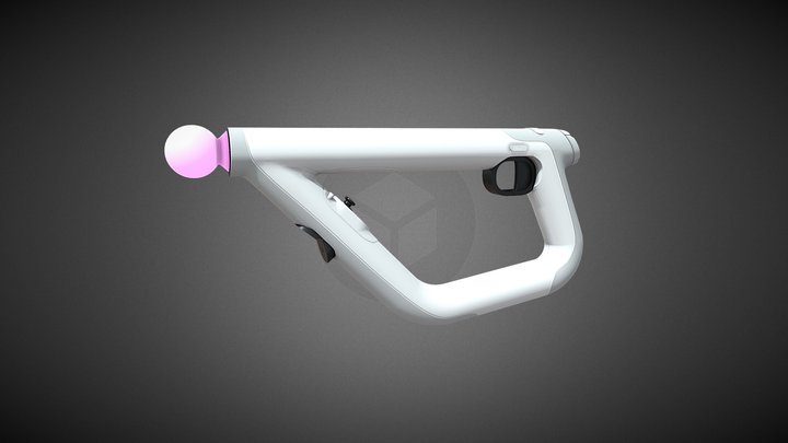 Play Station VR Aim Controller 3D Model
