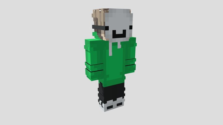 Old Dream Minecraft Skin – Blocky Player Model