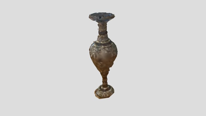Ancient Vase with Filled Holes 3D Model