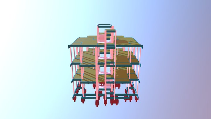 Projeto multifamiliar residencial 3D Model