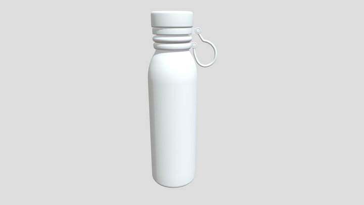 Travel Bottle - No Material 3D Model