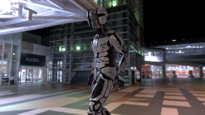 Robot character 3D Model