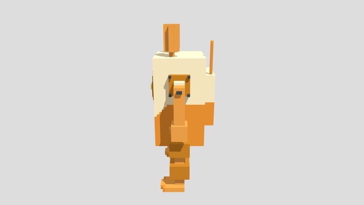 Voxel Robot 3D Model