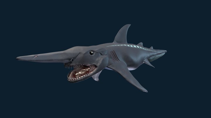 Abyssal shark 3D Model