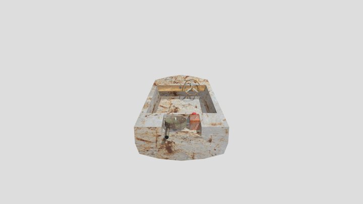 Granny 2 boat 3D Model