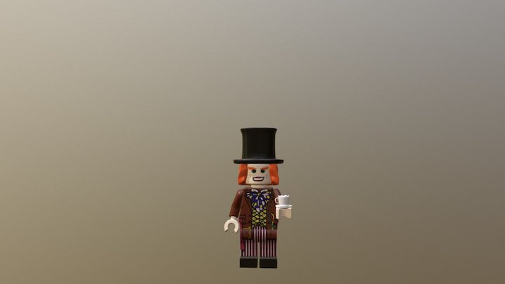 Mad Hatter Lego 3D Model
