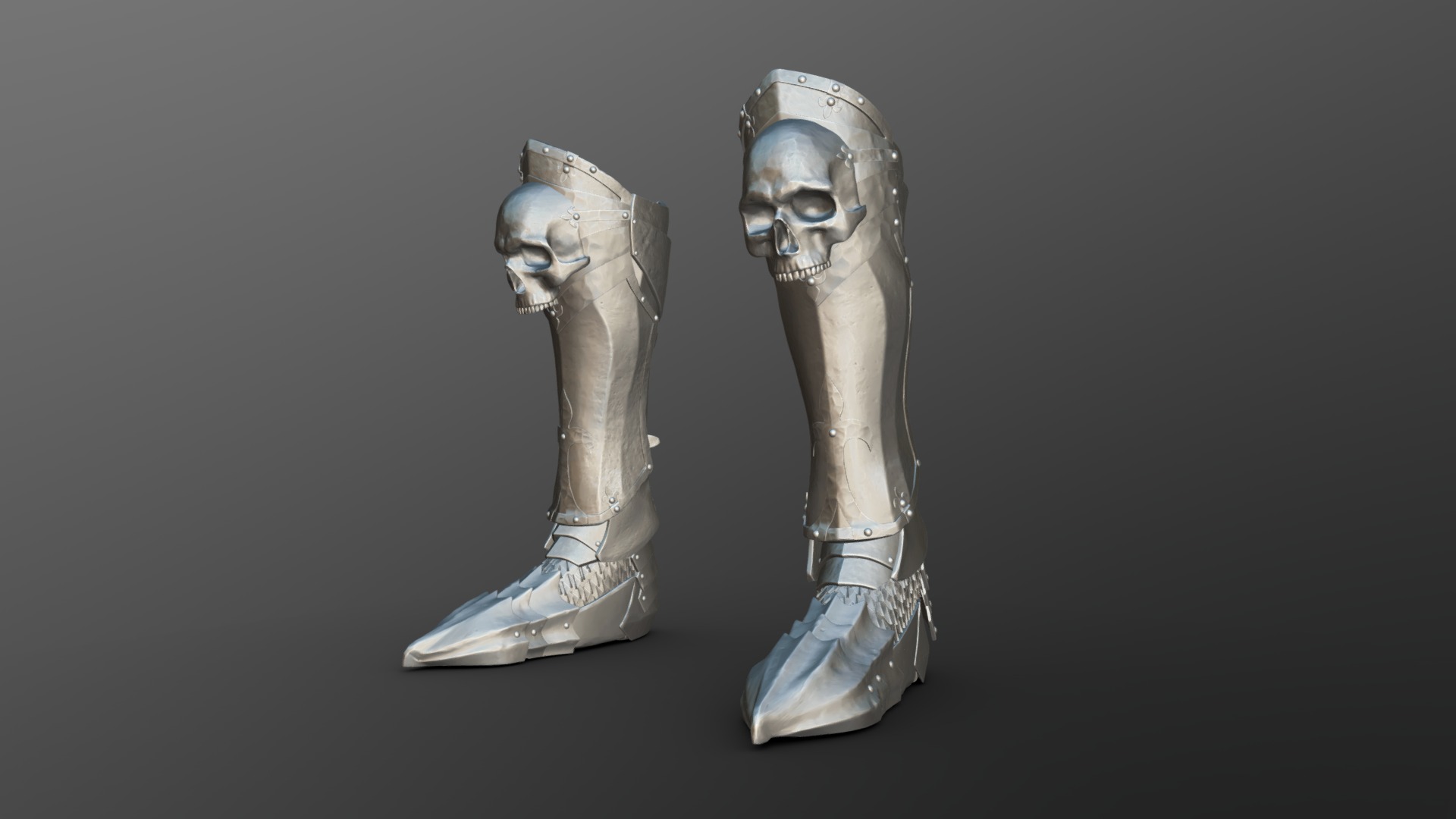 Zbrush Armored Footwear 06