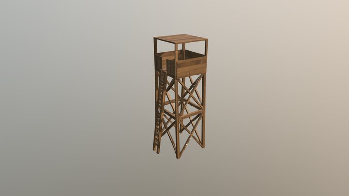 Guard Post 3D Model