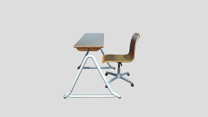Mobiliario escolar nuevo Daniel Marrero – Modèle 3D gratuit STL