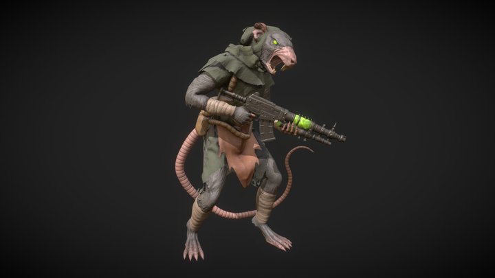 Die Ratte 3D Model