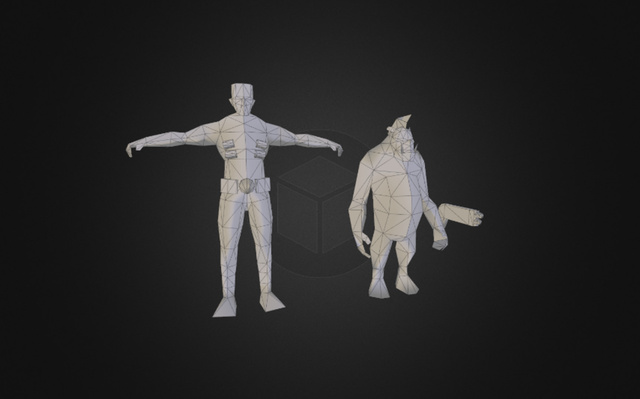 VGRemix_Duke_WIP1.obj 3D Model