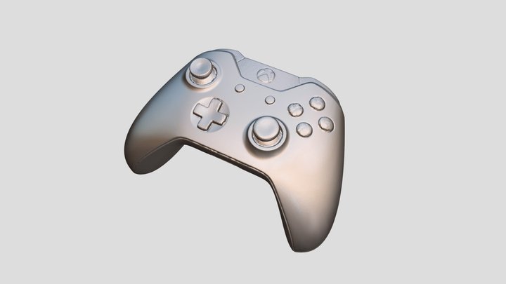 Real Xbox One Controller 3D Scan 3D Model