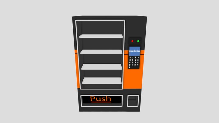 Stylised Vending Machine 3D Model