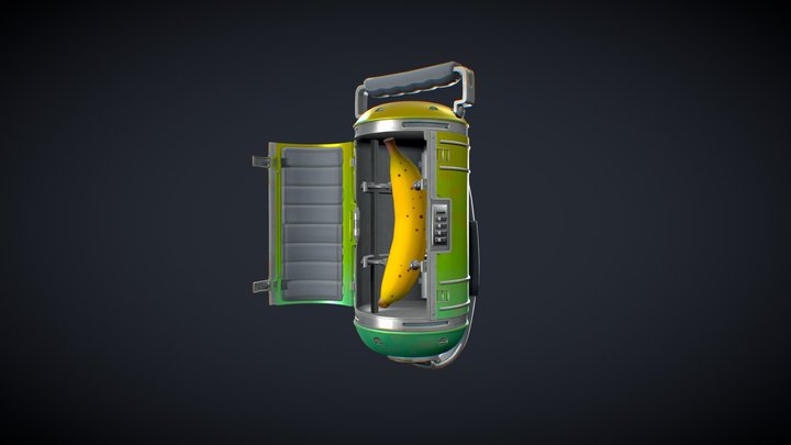 Banana Weapon 3D Model