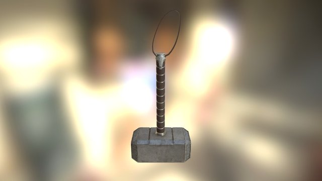 Thor's Hammer 3D Model
