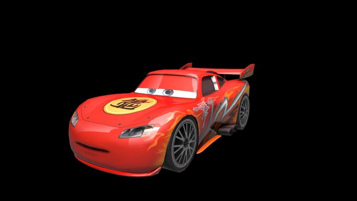 2006 Lightning McQueen (Dragon Custom) – Modello 3D gratuito STL