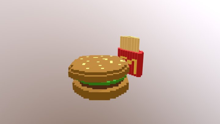 Burger 3D Model