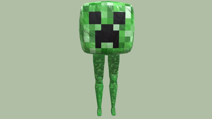 Minecraft Creeper – Free 3D Model STL