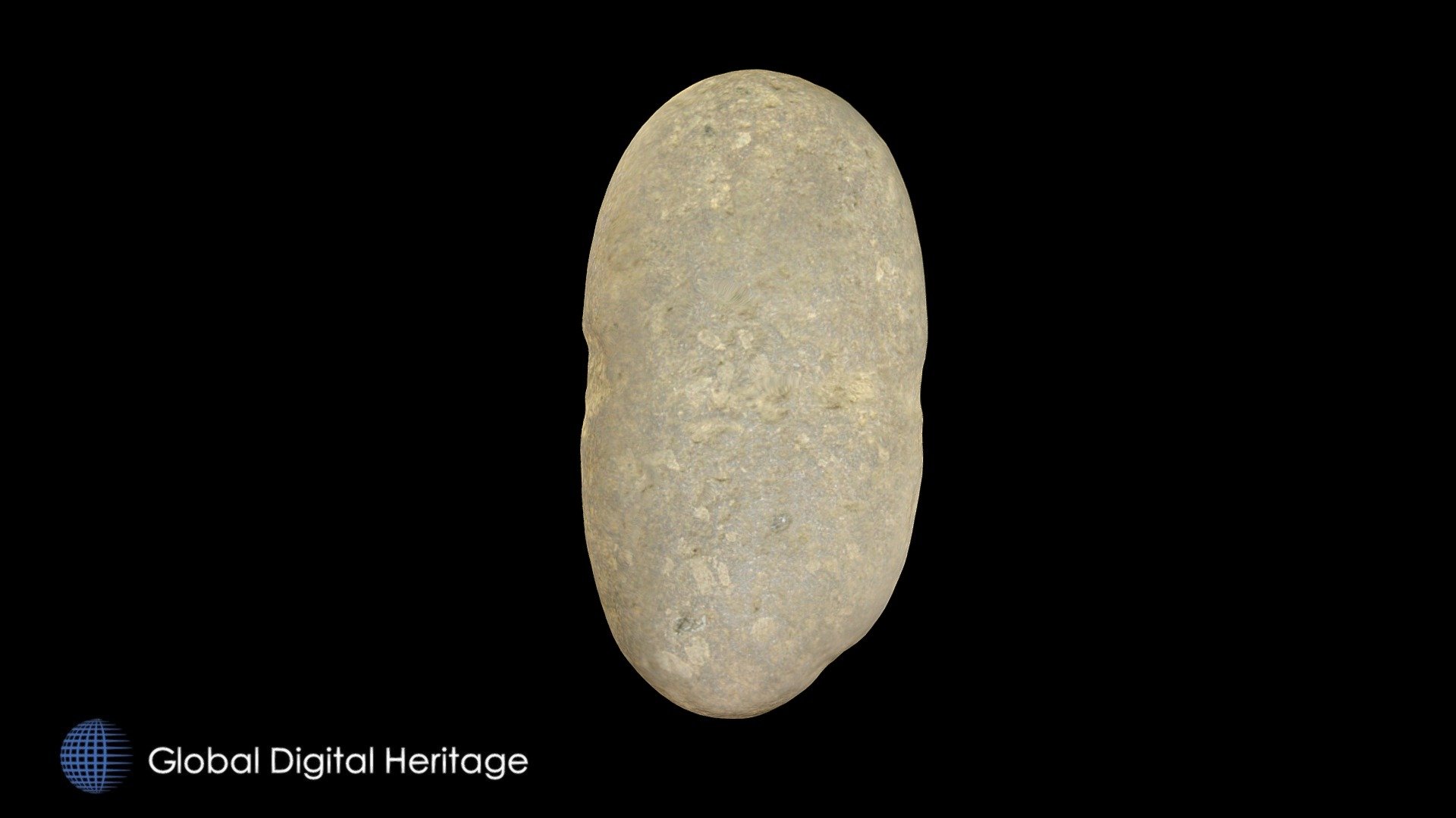 XPM-104, Sapsuk River, Alaska. Grooved Stone
