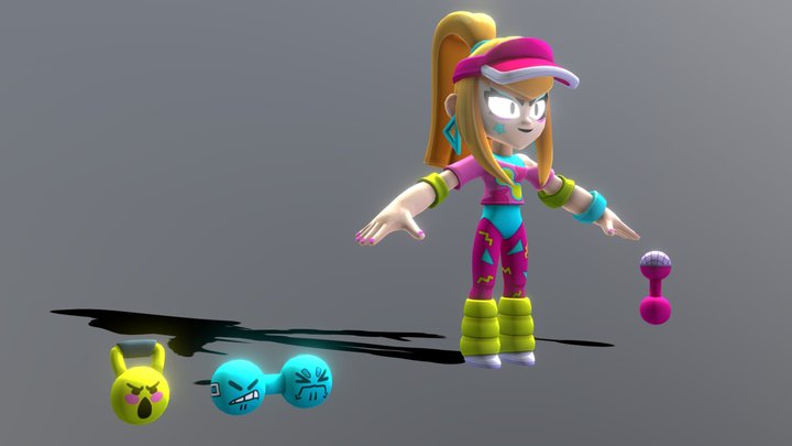 Pump It Up Melodie — Half Enhanced – Modello 3D gratuito STL