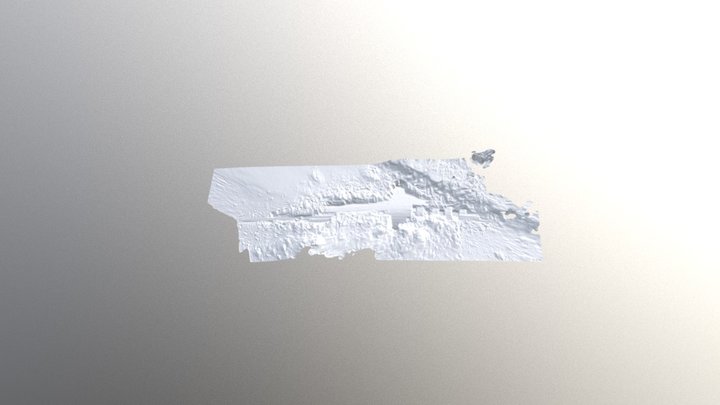Assateague Island Shipwreck Test, (no texture) 3D Model